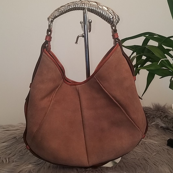 Yves Saint Laurent Handbags - Ysl suade handbag